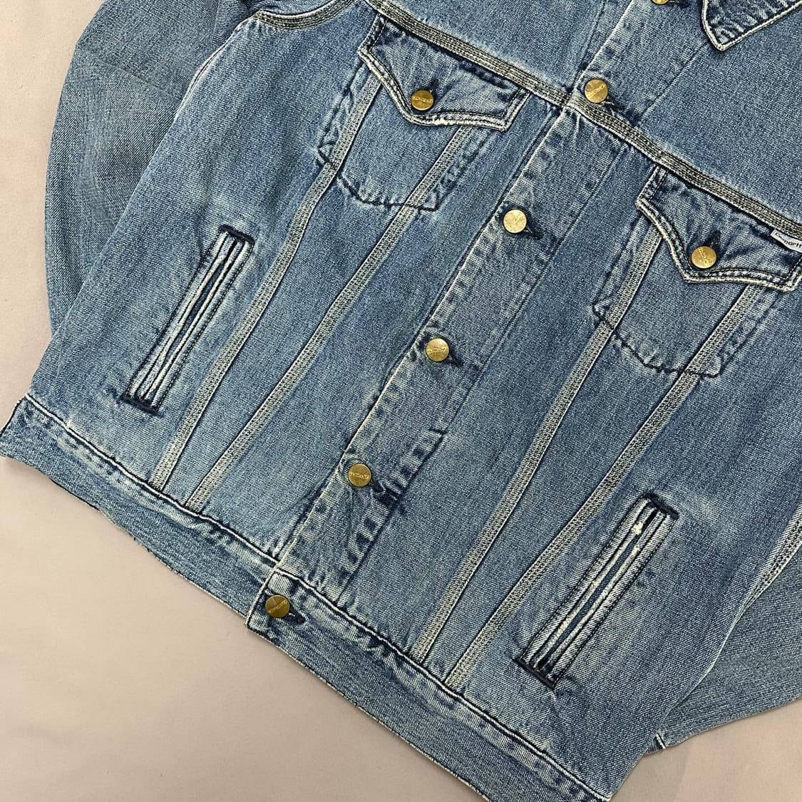 칼하트 빈티지 청자켓 S 상품이미지5