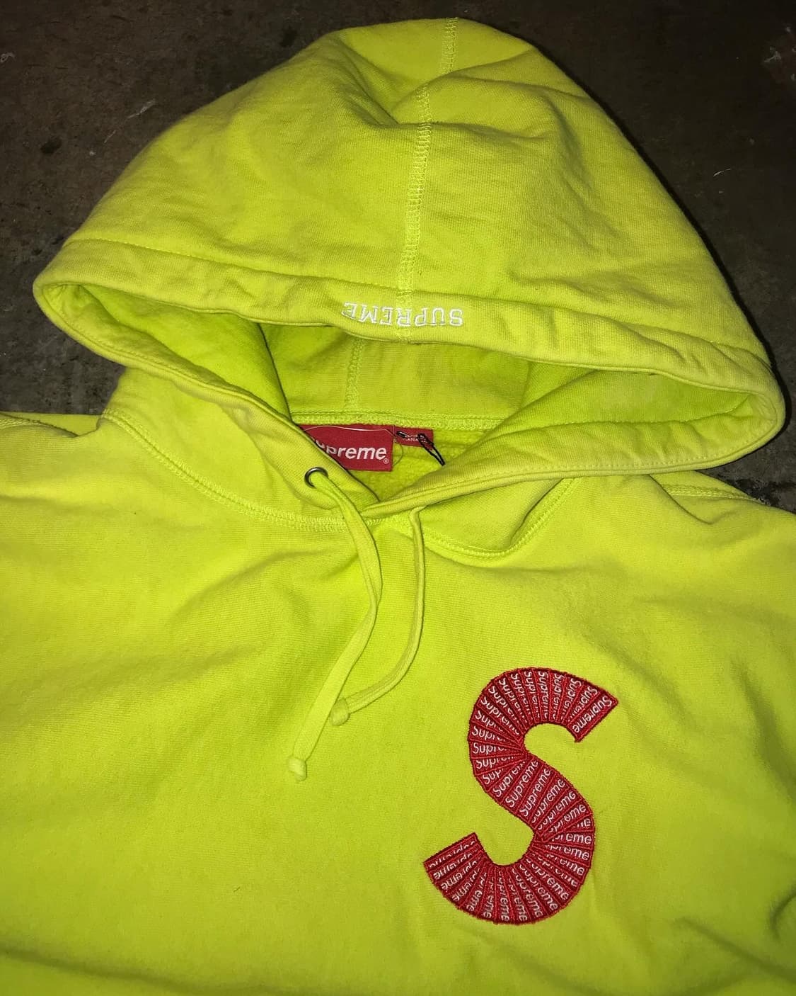 Supreme S Logo Hooded Sweatshirt - 20Fw 상품이미지6