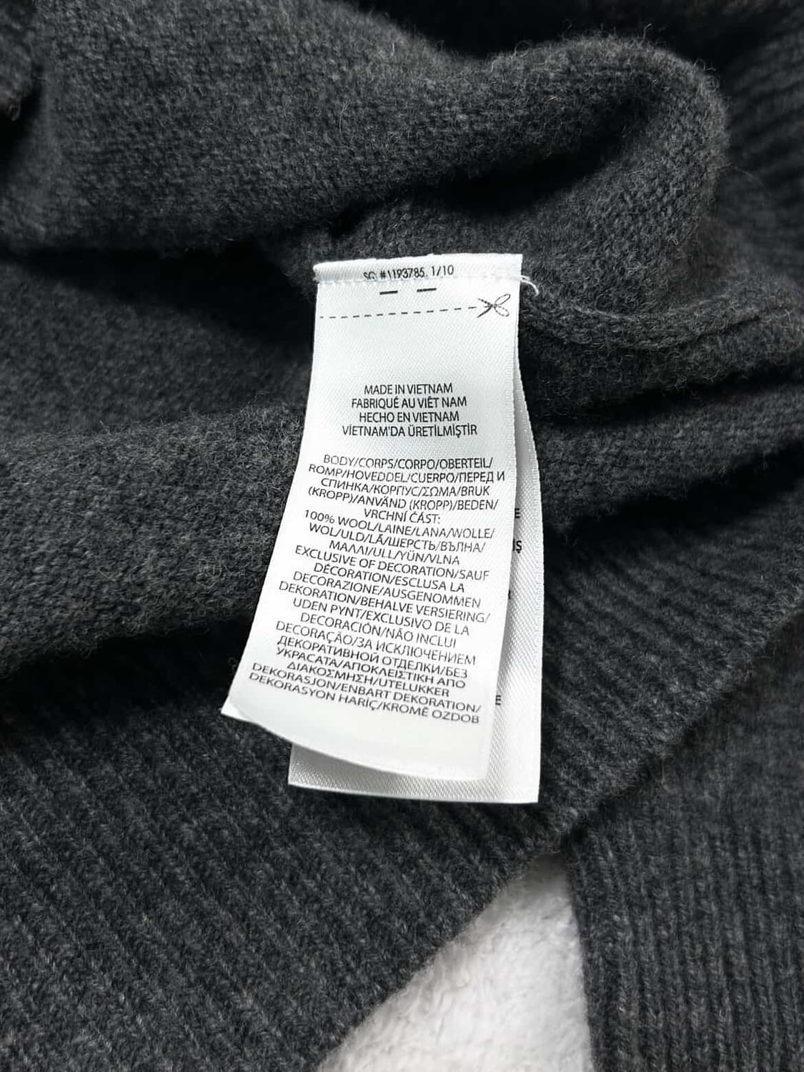 폴로 신형 차콜 반집업 울니트 상품이미지9