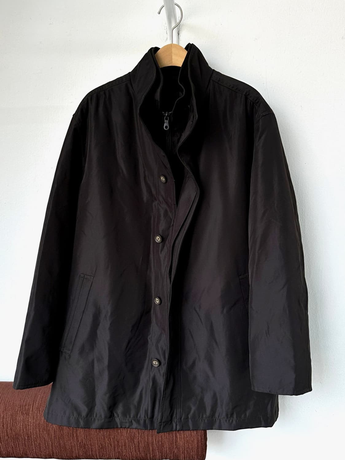 fake layered 2way treveler coat 상품이미지3