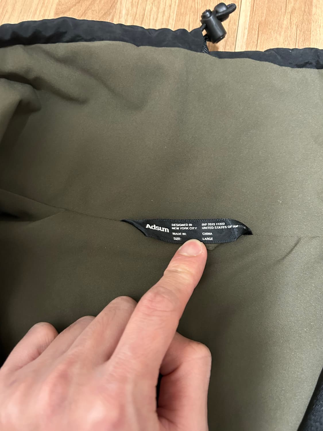 ADSUM 애드섬 아트모스피어 자켓 올리브드랩 상품이미지7