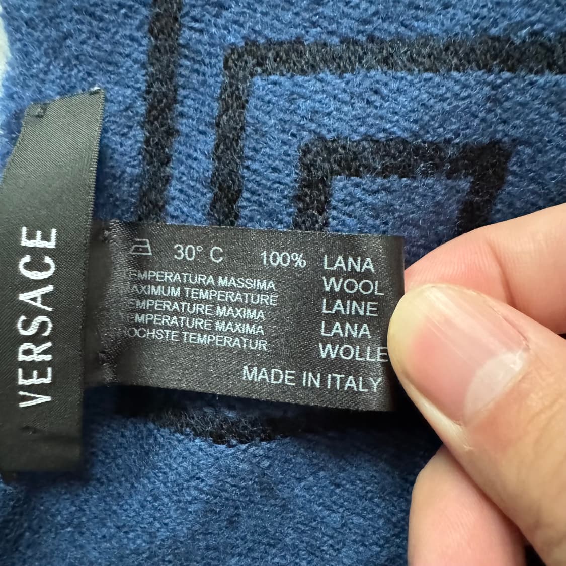 VERSACE 일본빈티지 목도리 베르사체 빈티지목도리 러그 인테리어 상품이미지5