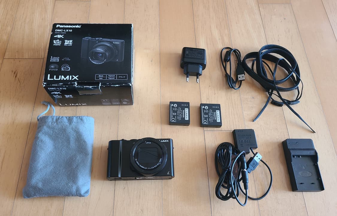 파나소닉 LX10 풀박스 (배터리 2개 등 박스 포함) 상품이미지1