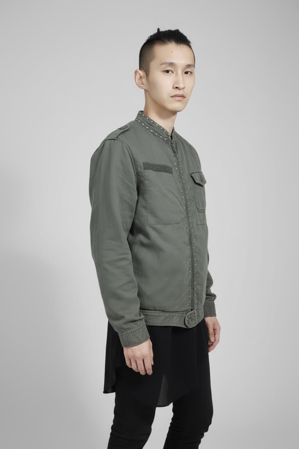 일본 TTU 스터드 목화털 안감 워크 집업 자켓 상품이미지1