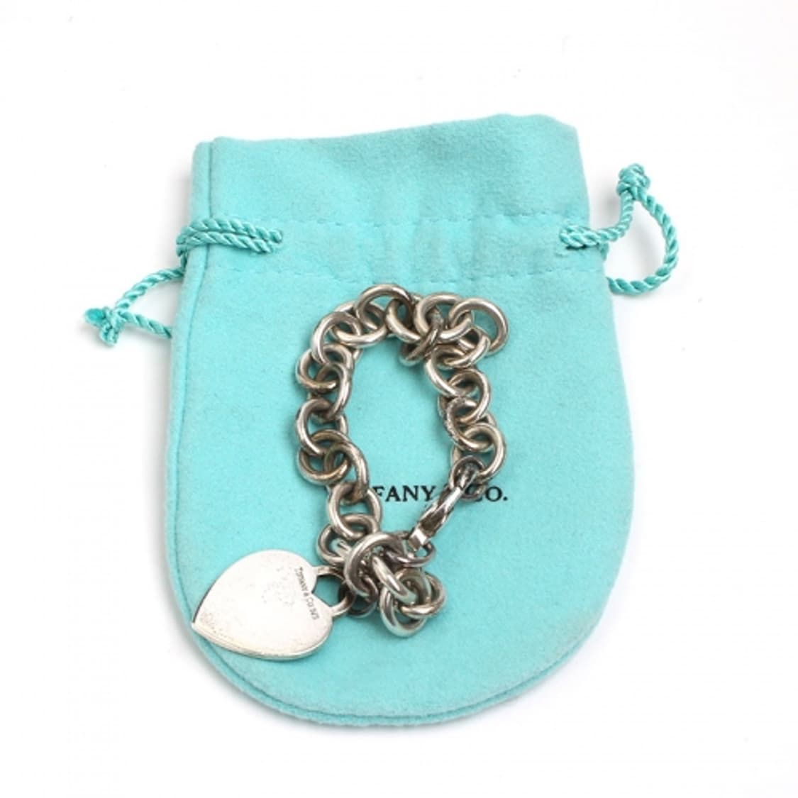 티파니앤코 로고하트 925실버 체인 팔찌 상품이미지4