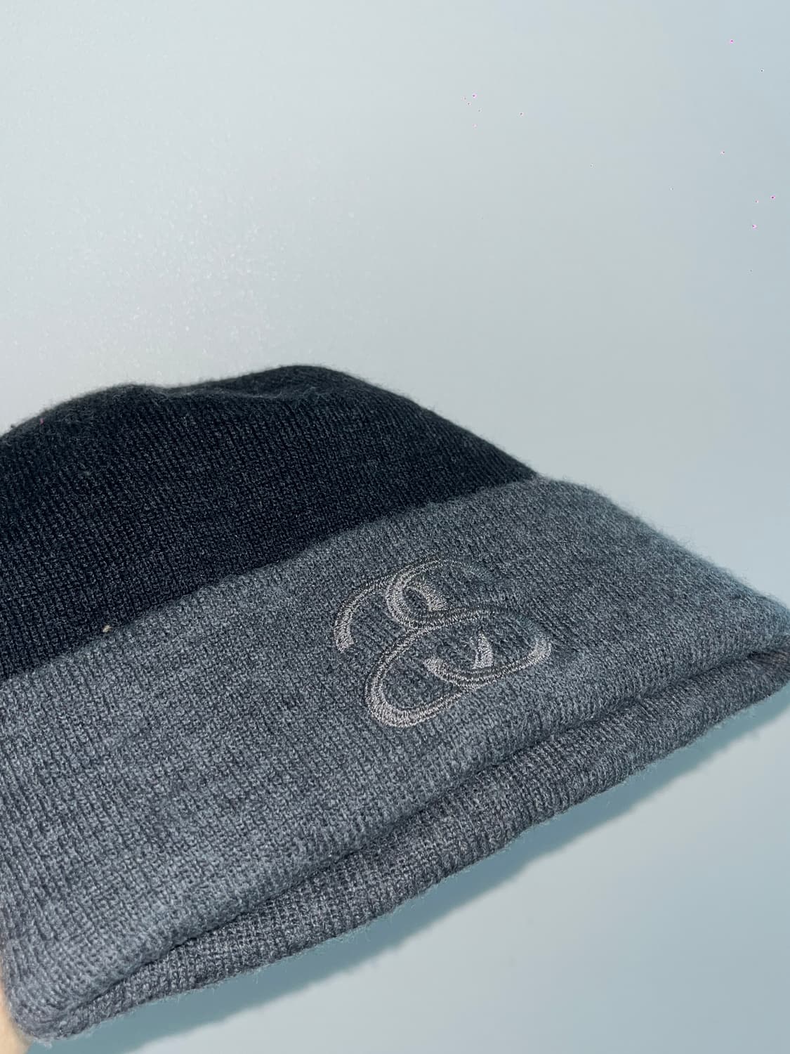 stussy 스투시 샤넬 더블 로고 투톤 비니 상품이미지2