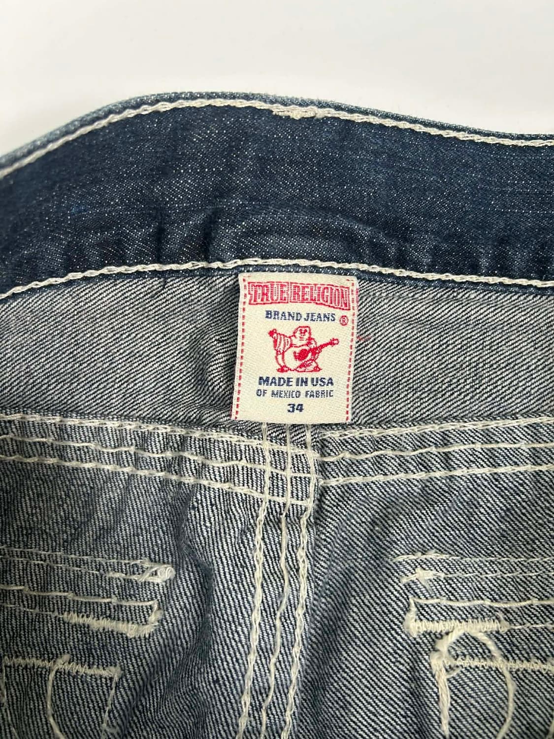 [34] 트루릴리젼 콘드라스트 스티치 데님 팬츠 상품이미지3