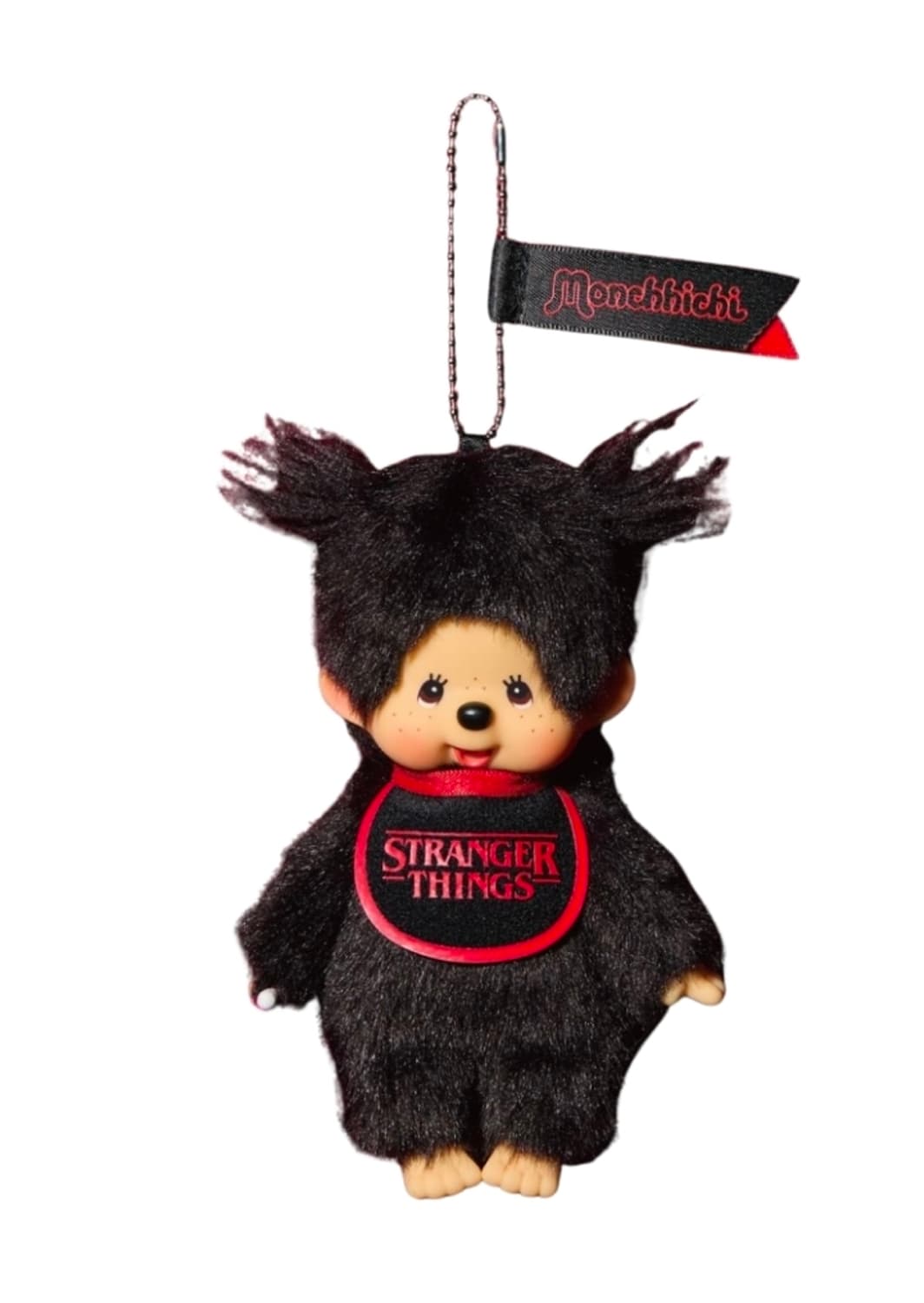 몬치치 x 기묘한 이야기 키 체인 블랙 레드(예약건) 상품이미지1