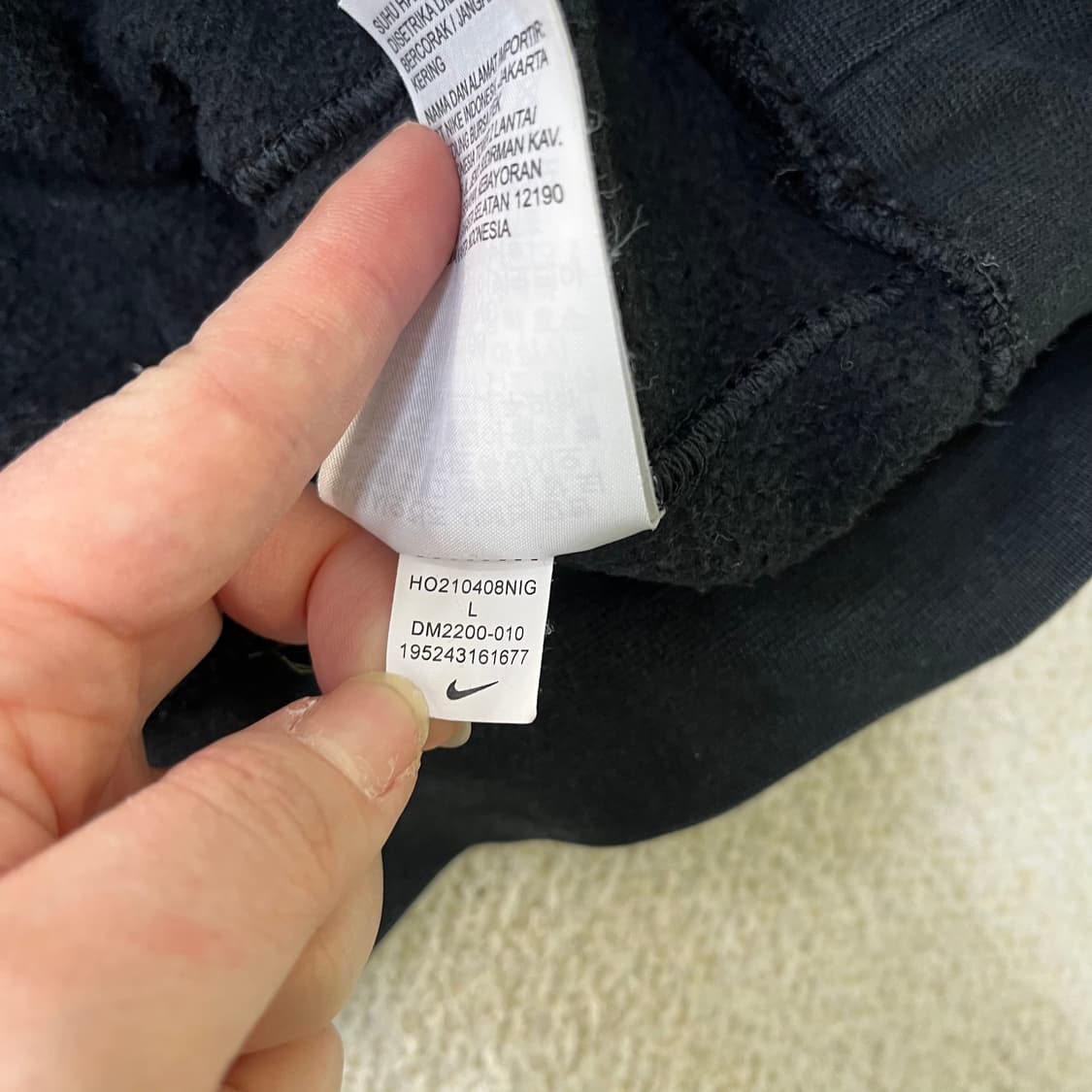 L 나이키 백로고 후드 티셔츠 0316M 상품이미지4