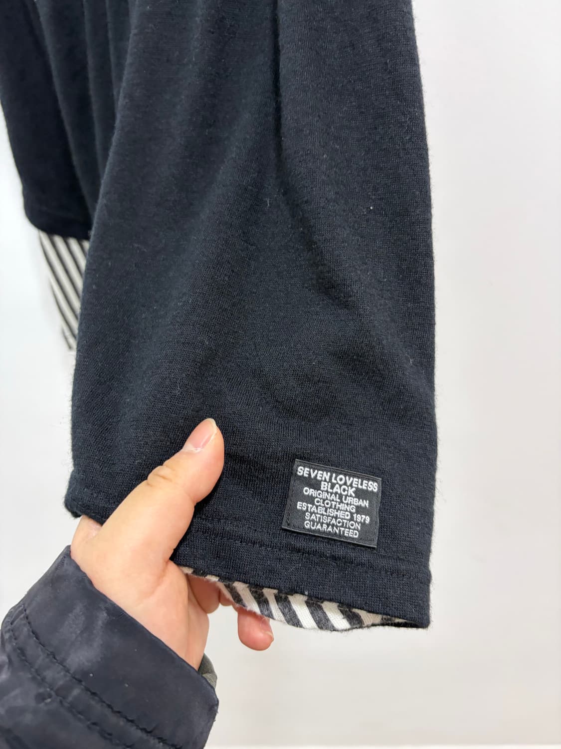 스트라이프 레이어드 갸루 나시 티셔츠 상품이미지6