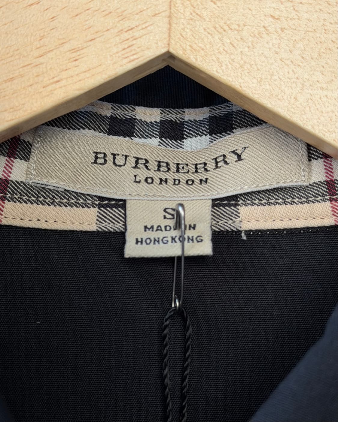 BURBERRY women's black crop shirt 상품이미지6