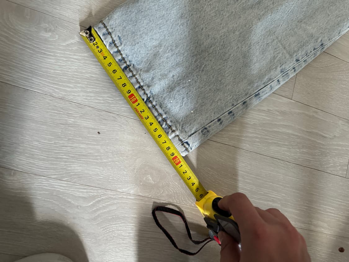 R13 알써틴 연청 스트레이트 데님 팬츠 상품이미지7