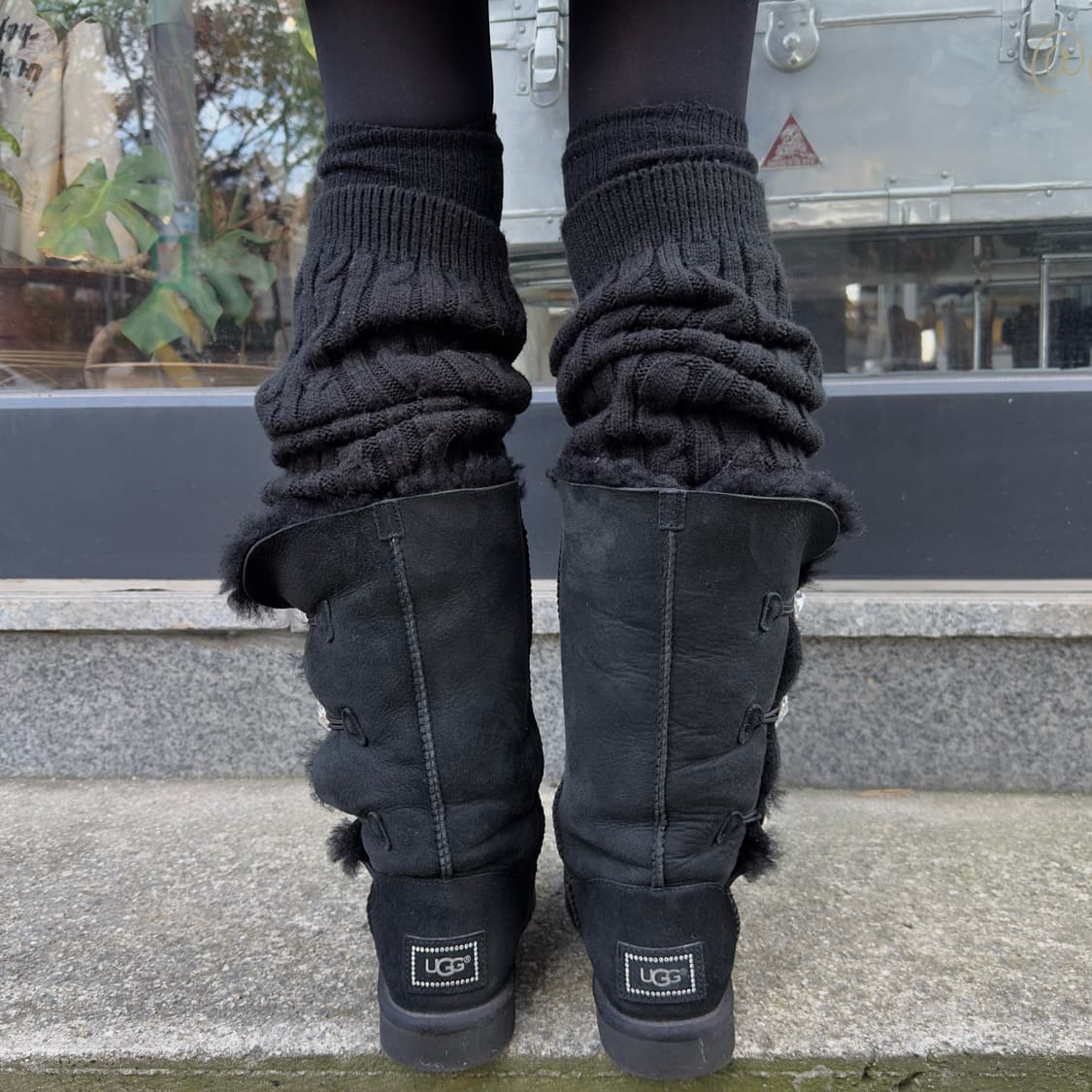 00s Y2K 리미티드 에디션 어그 다이아몬드 부츠 상품이미지8