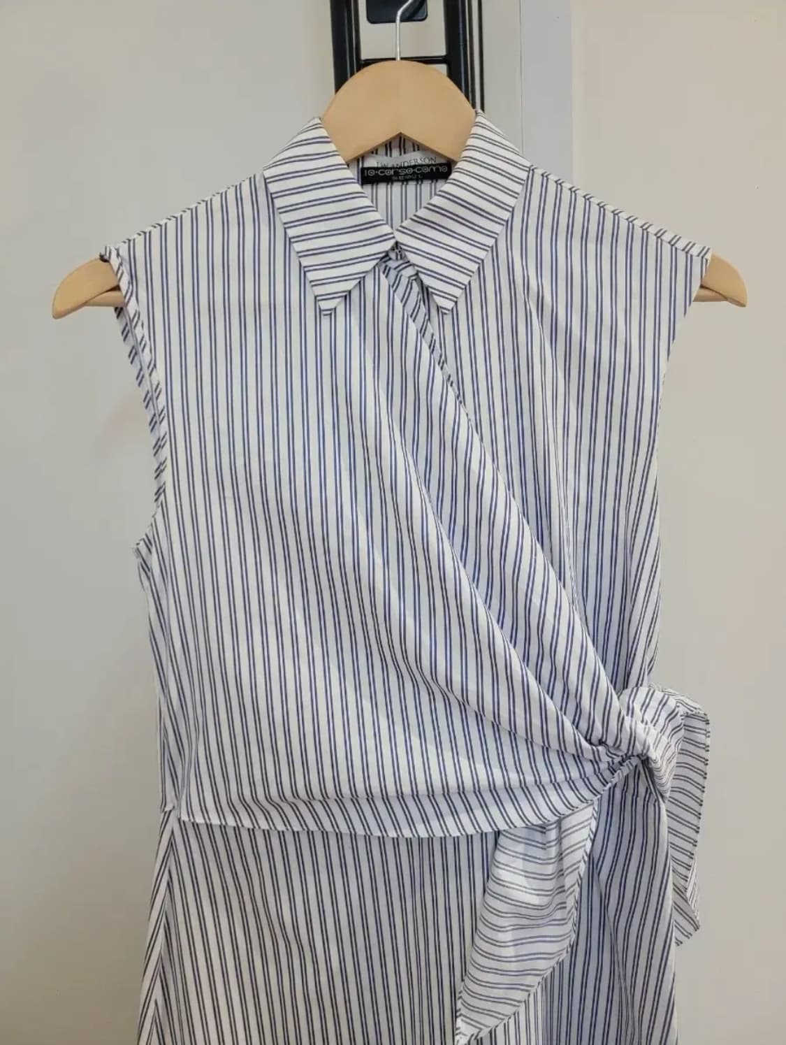 JW앤더슨 꼬르소꼬모 스트라이프 민소매 원피스 상품이미지3