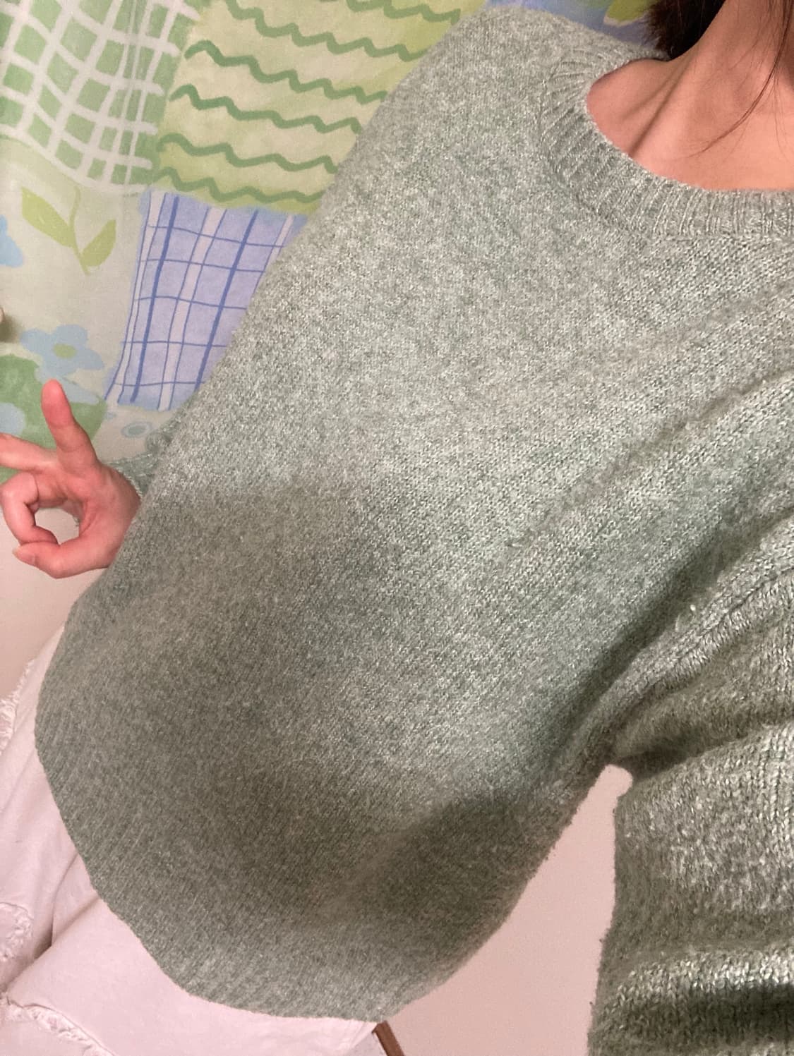 메론빵 말차 니트 상품이미지5