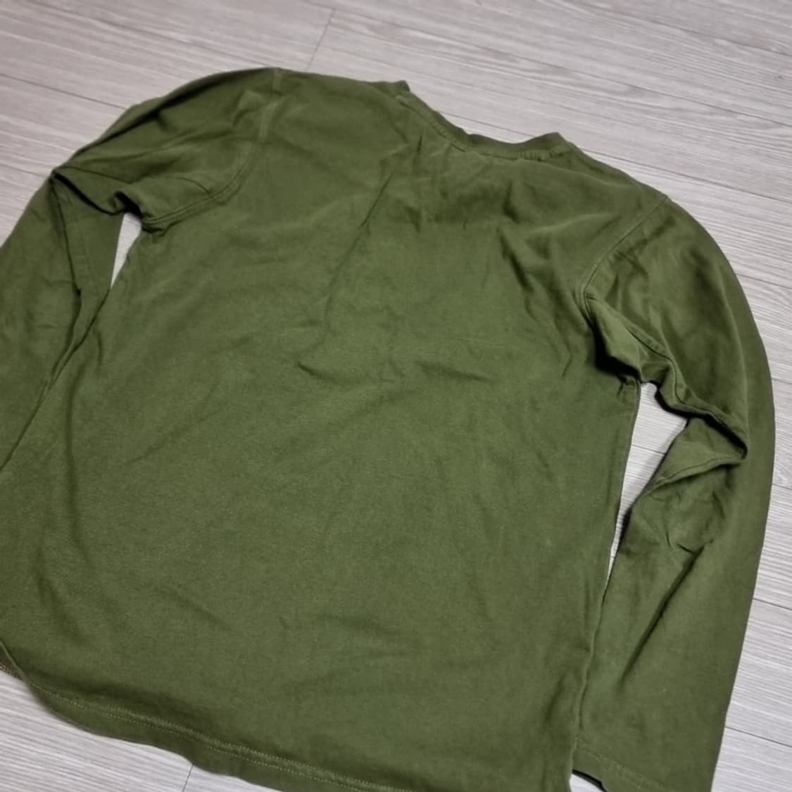 캉골 카키색 긴팔티 상품이미지6