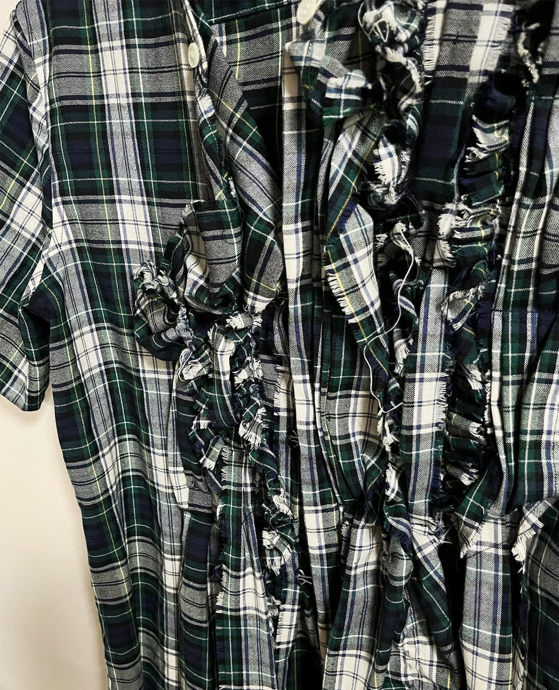 COMME DES GARCONS check frill shirt 상품이미지5