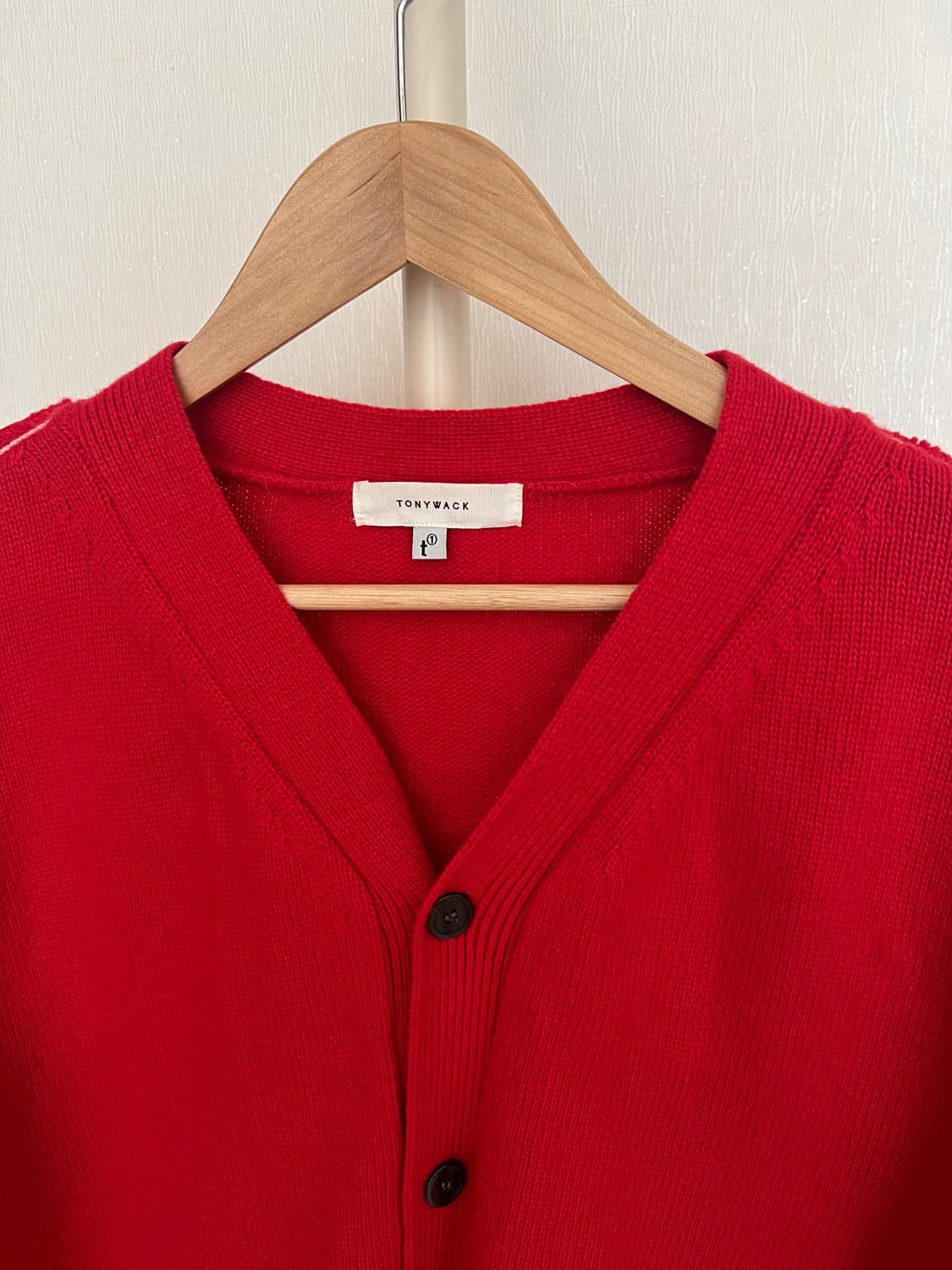 TONYWACK Stitch Detail Wool Cardigan - R 상품이미지2