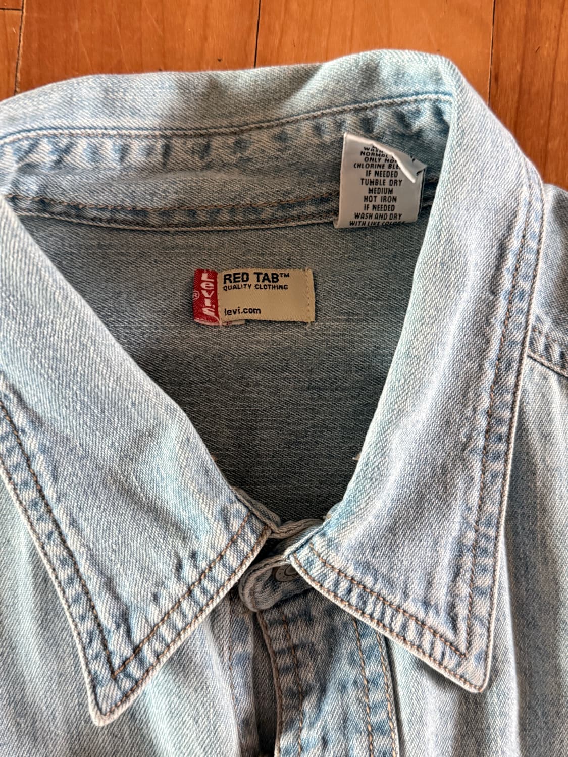 리바이스 레드탭 데님 셔츠 상품이미지2