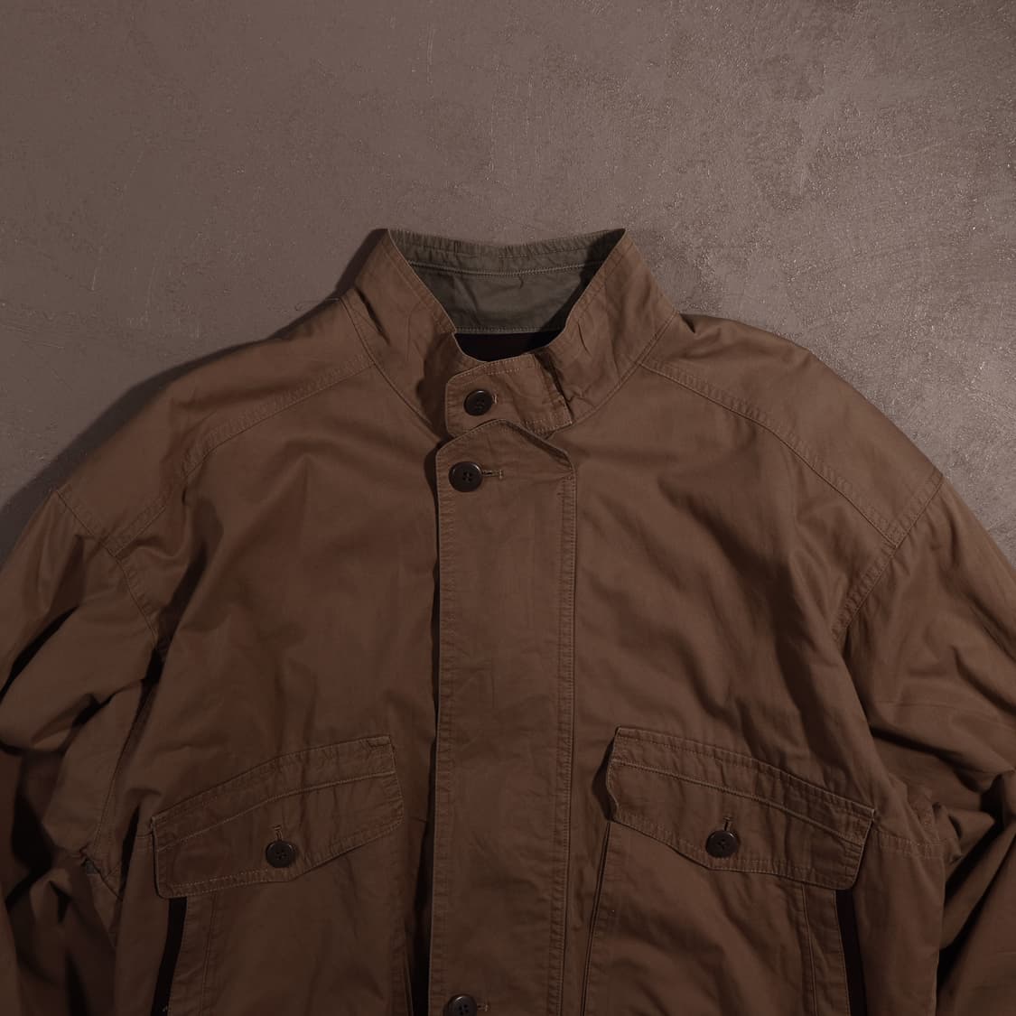 일본빈티지 코튼 블루종 봄버자켓 상품이미지2