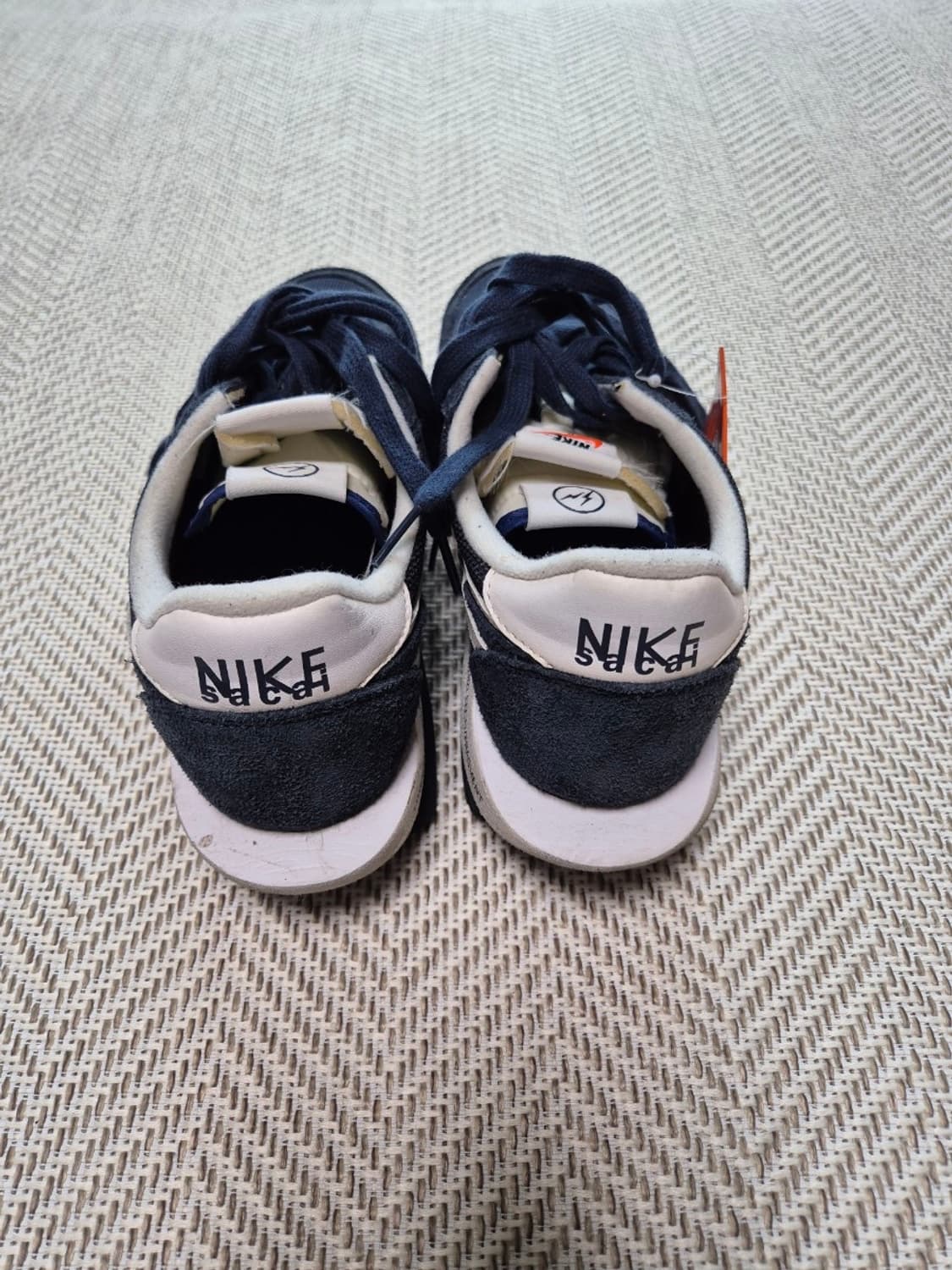 나이키x사카이x프라그먼트 LD와플 블랙큰드 블루 상품이미지5