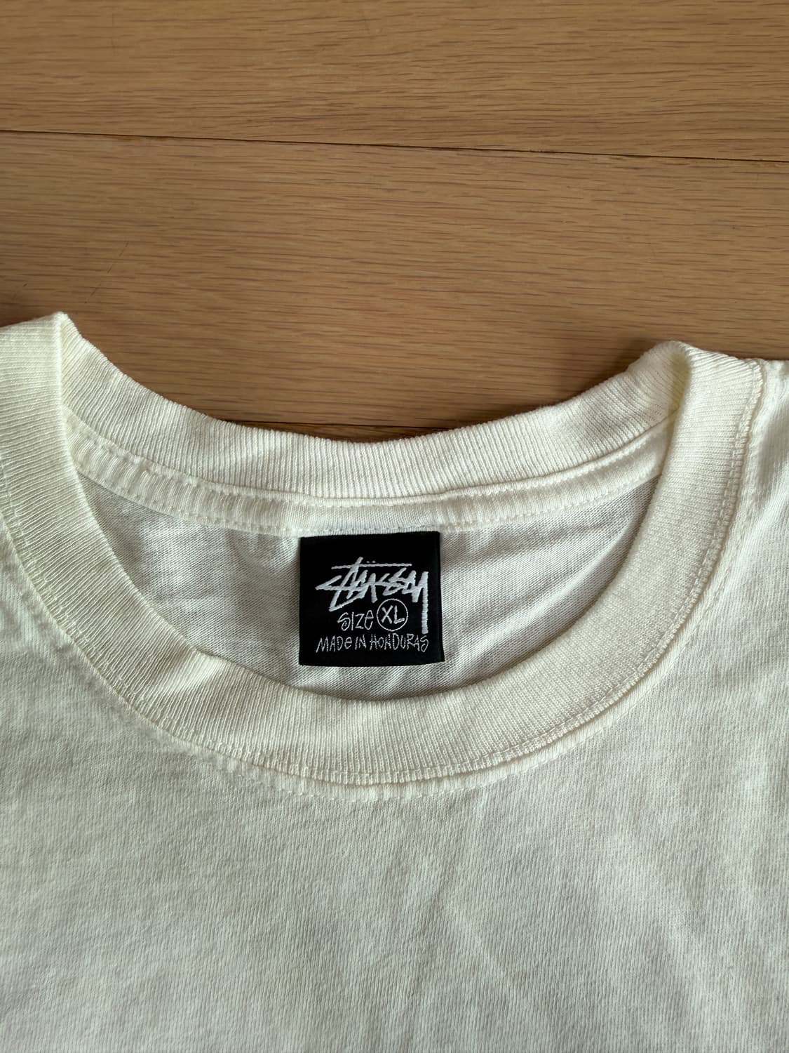 [XL] stussy 스투시 다이스 피그먼트 다이드 반팔 티셔츠 내츄럴 상품이미지3