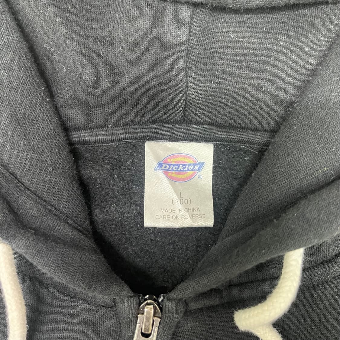 Dickies black hood zip-up 상품이미지6