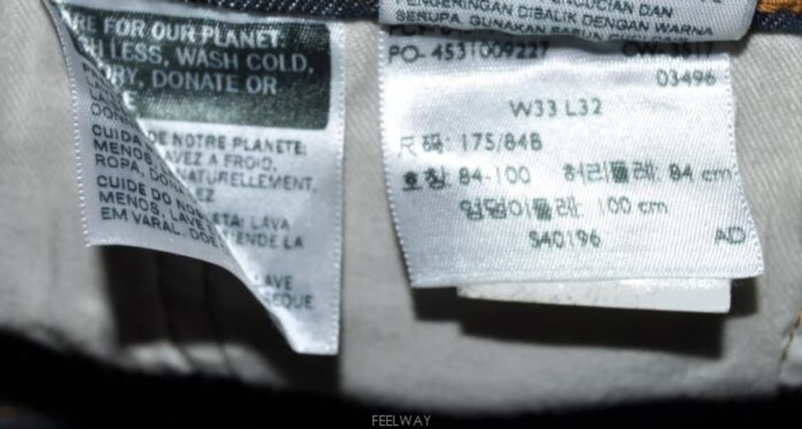 리바이스(511)/남성슬림청바지(허리33) 상품이미지8