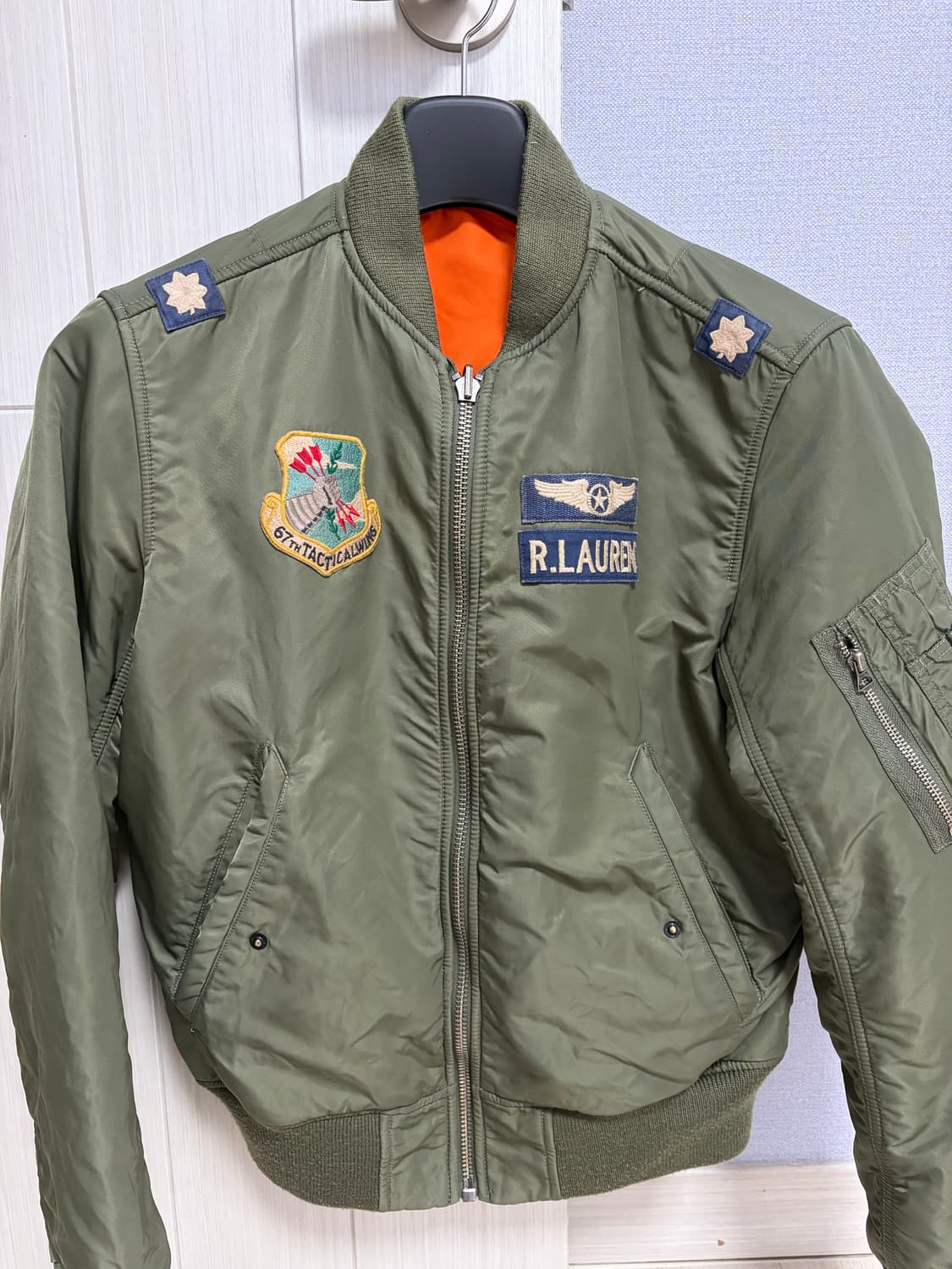 폴로 랄프로렌 MA-1 판매합니다. 상품이미지1