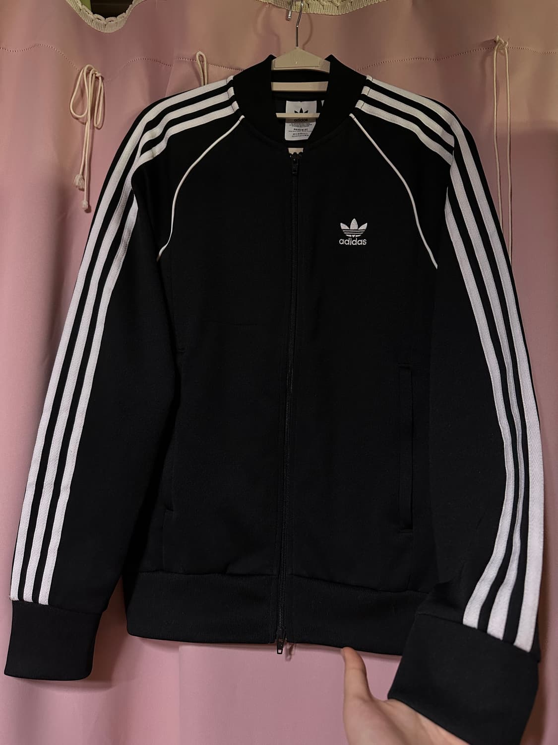 아디다스져지 아디다스 블랙 트랙탑 불꽃져지 파이어버드 슈퍼스타 투웨이 상품이미지1