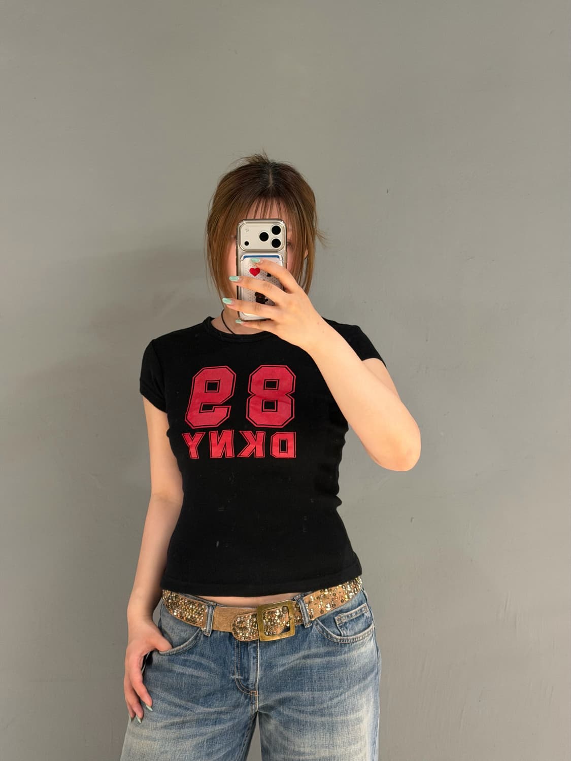 Dkny numbering point t-shirt 상품이미지2