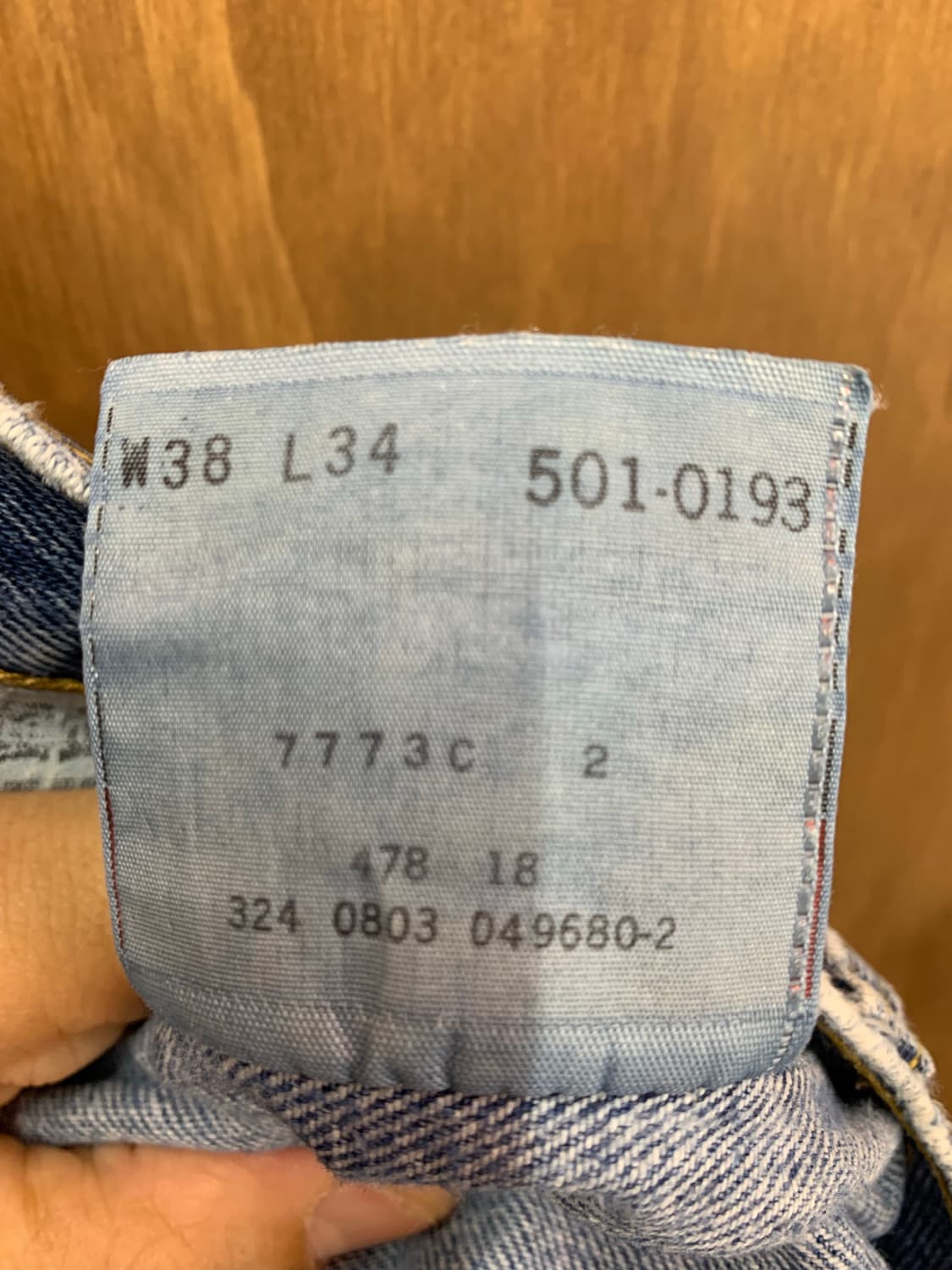 Levis 리바이스 90s 501 데님팬츠 상품이미지7