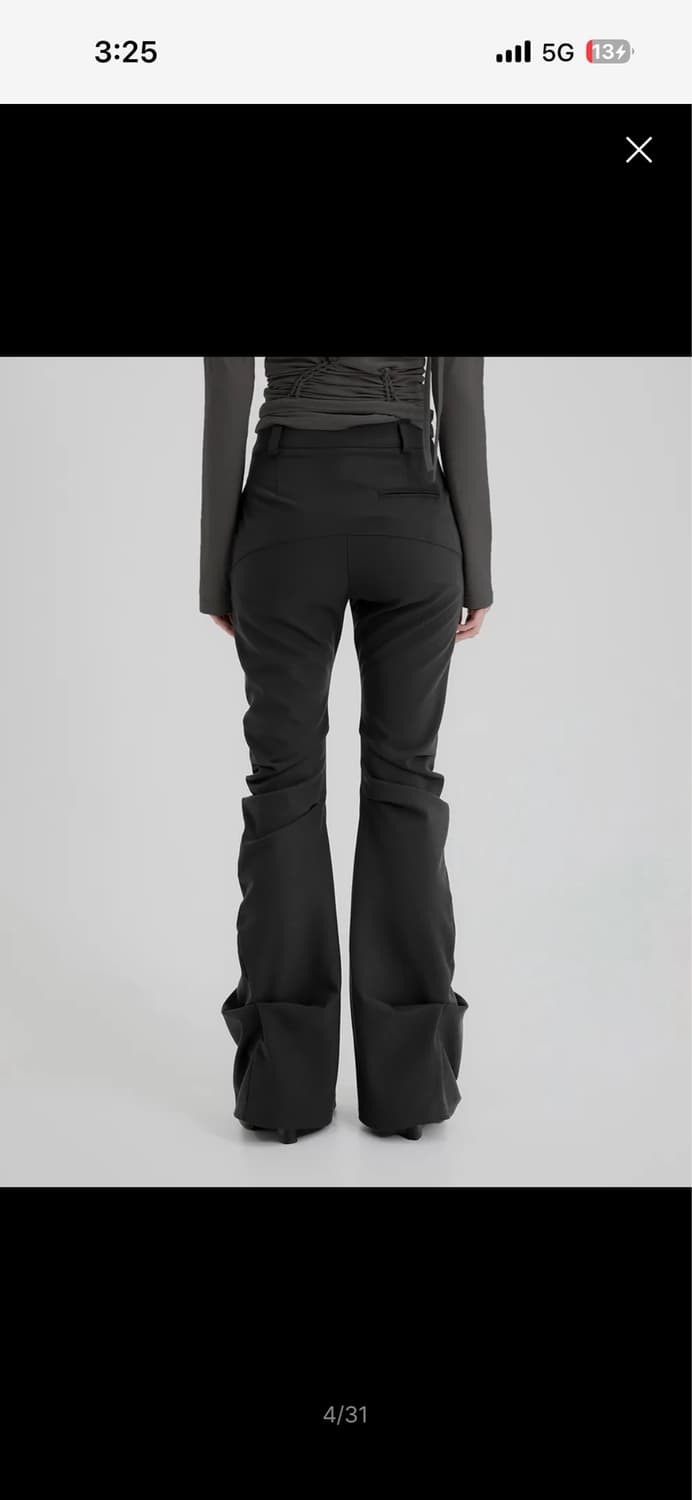 플레어업 드레이프 팬츠 Flareup Asymmetrical Drape 상품이미지2