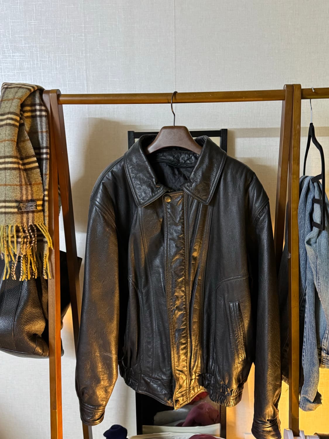 Crocodile Heavy Leather jaket 상품이미지2