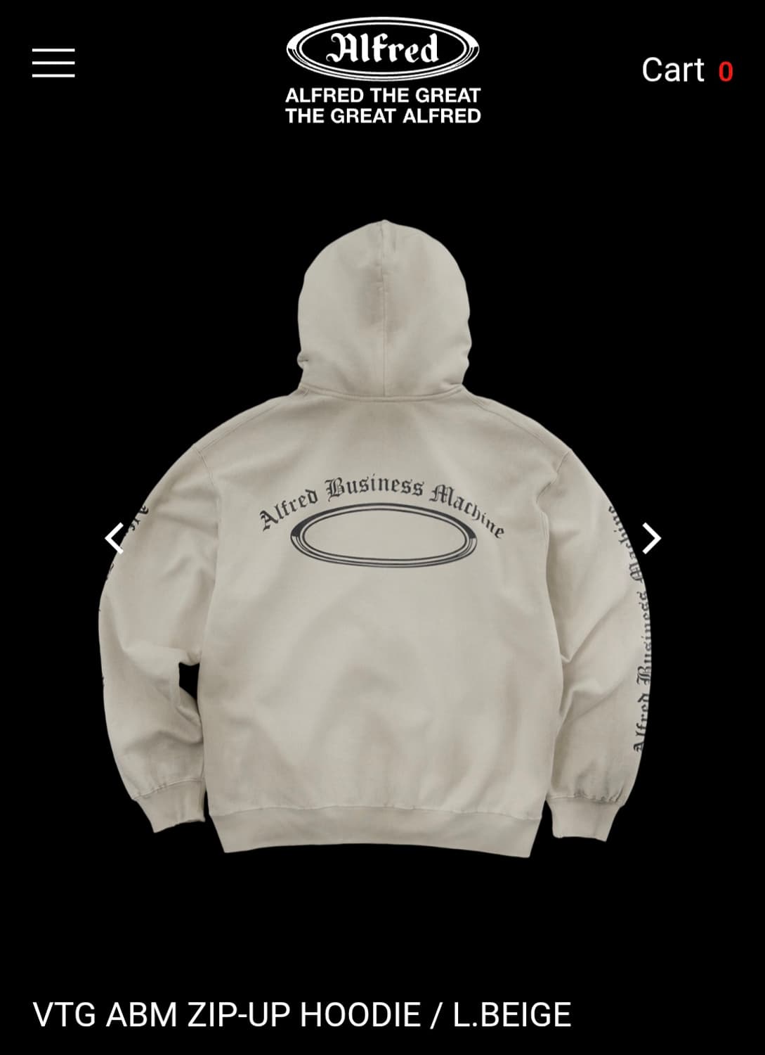 알프레드 후드 집업 (M)       (헤리티지플로스) 상품이미지2