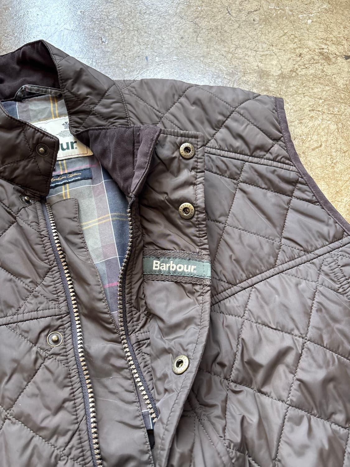 Barbour 퀼팅 베스트 상품이미지3