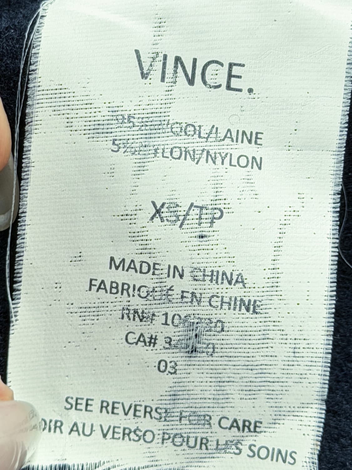 빈스 울 블렌드 드레이프 코트 상품이미지6