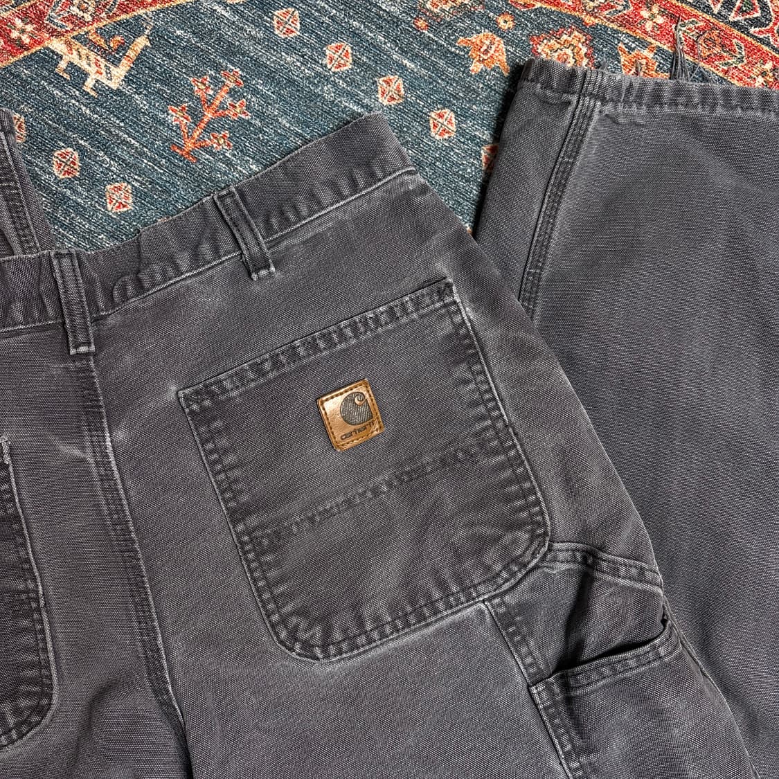 칼하트 가죽탭 싱글니 카펜터팬츠 상품이미지5