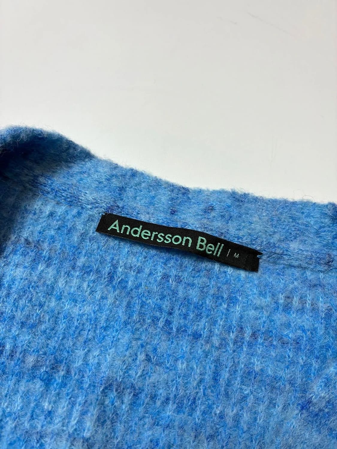 앤더슨벨 블루 루아 알파카 울 블렌드 비대칭 가디건 PN8770 상품이미지7