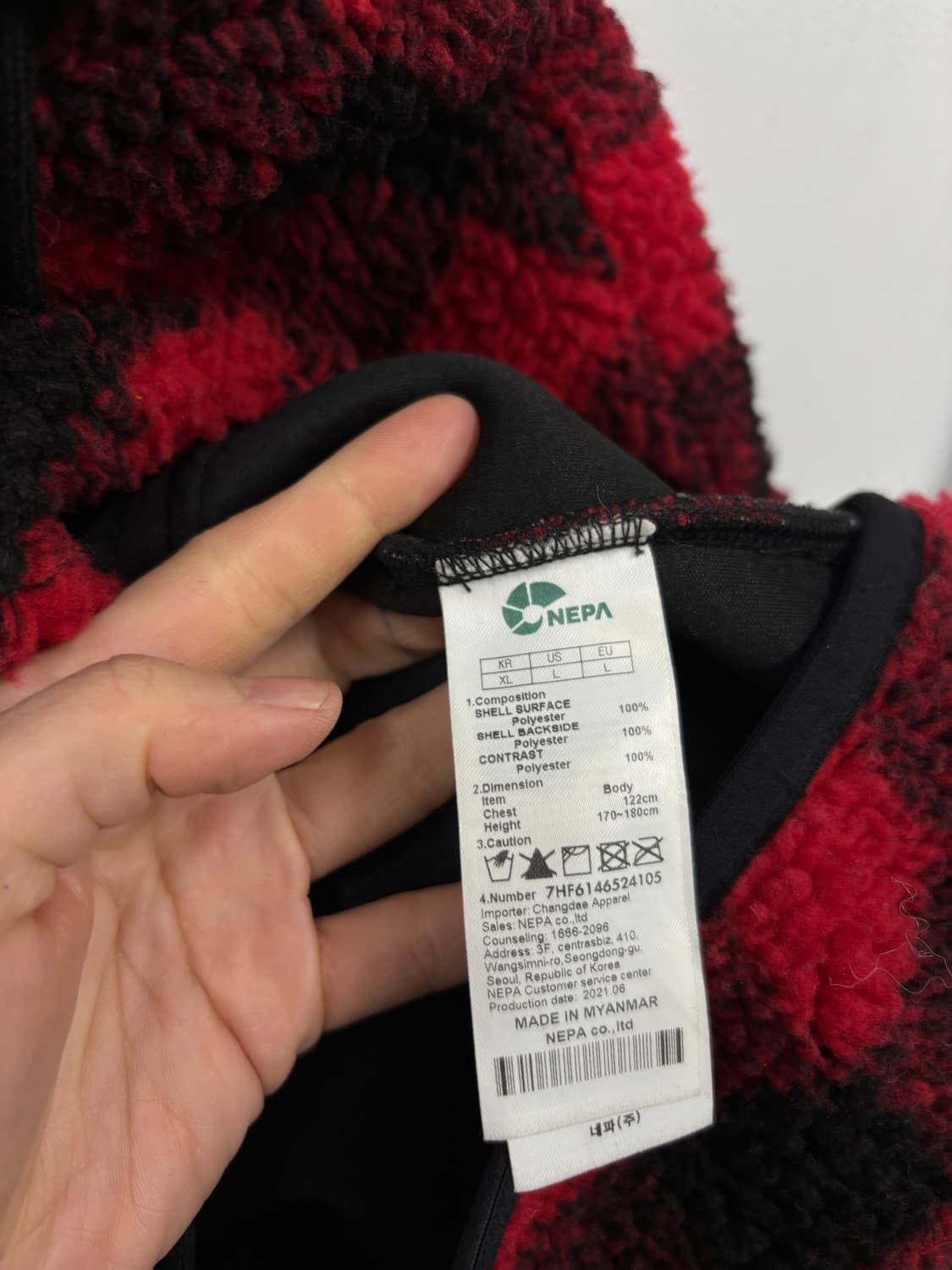 네파 양털 후드 후리스 상품이미지7