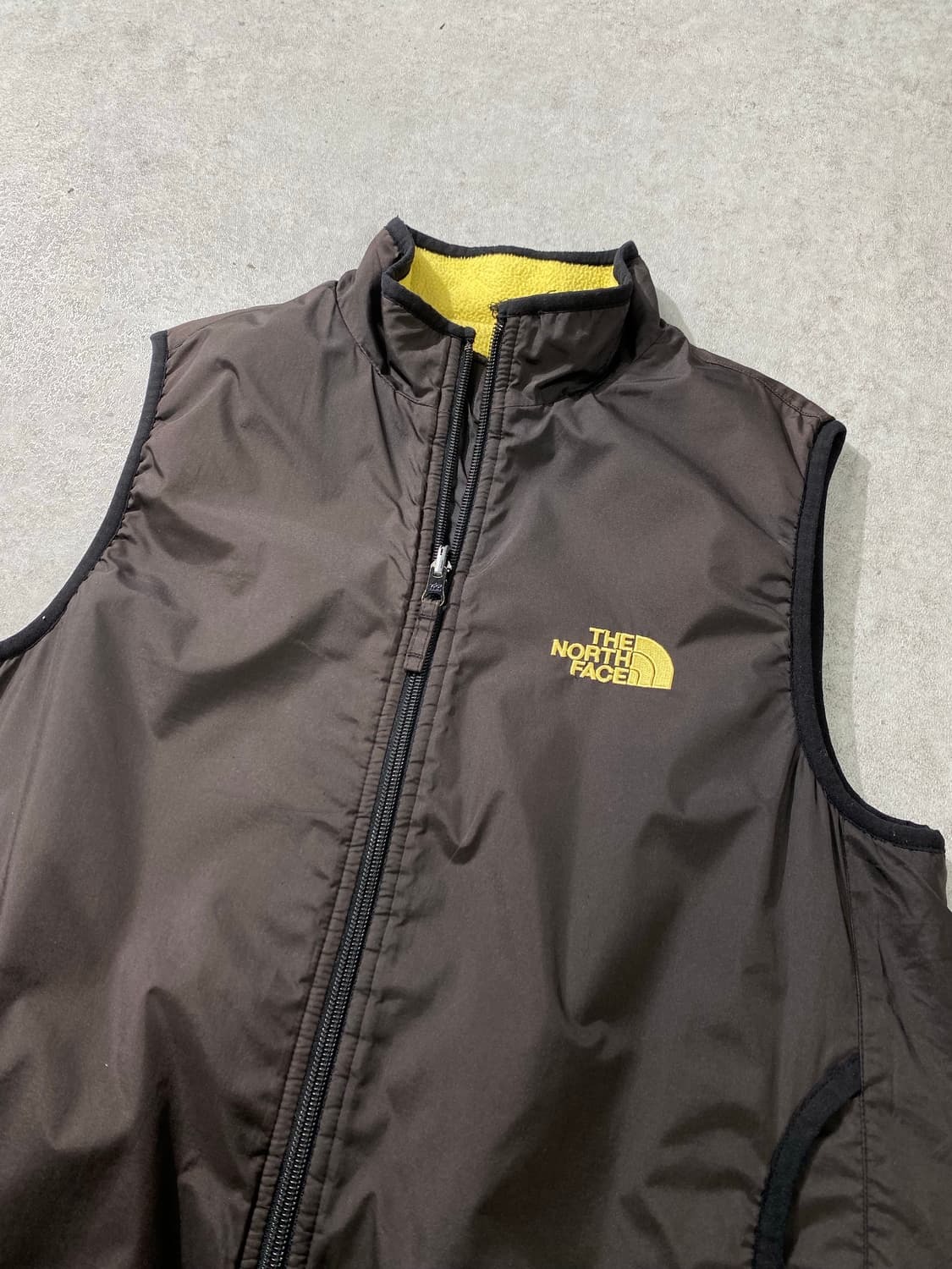 [85] The North Face 노스페이스 리버서블 브라운 배스트 상품이미지3