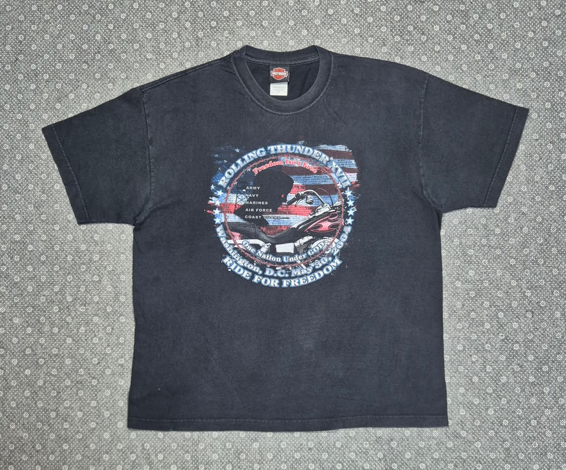 [XL]00s US made 할리데이비슨 워싱턴 -932 상품이미지2