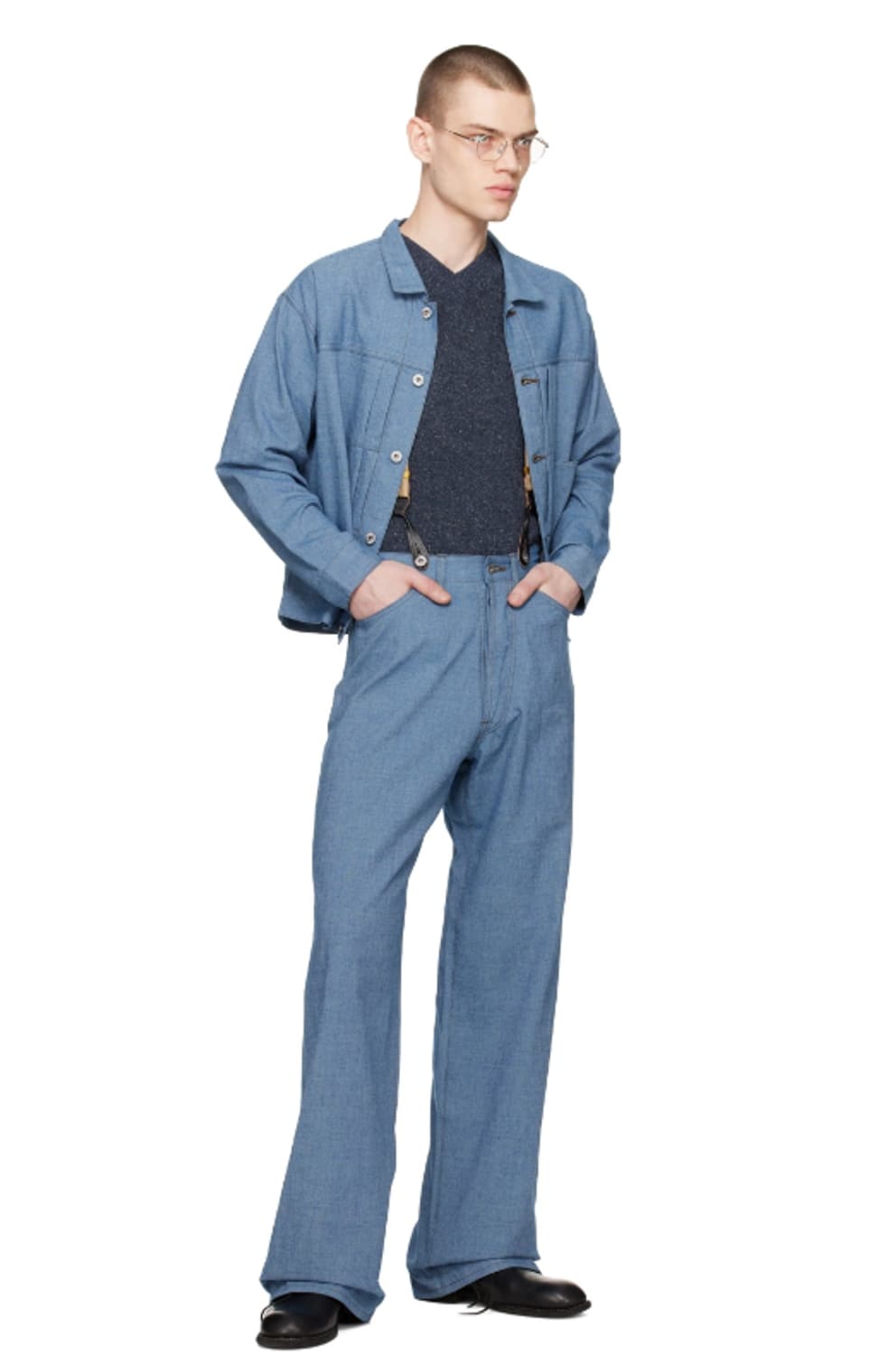 38) 타이가 타카하시 브이넥 실크 니트 상품이미지6