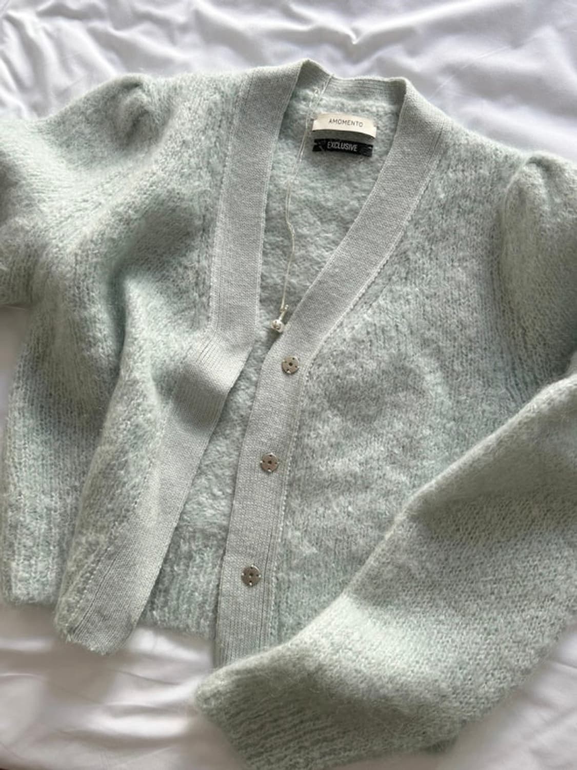 아모멘토 그랜마 가디건 민트 익스클루시브 상품이미지9