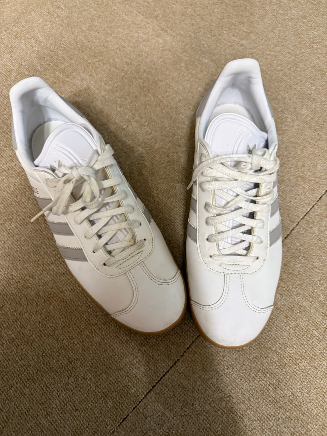 아디다스 가젤  화이트 그레이 깨끗  270 상품이미지2