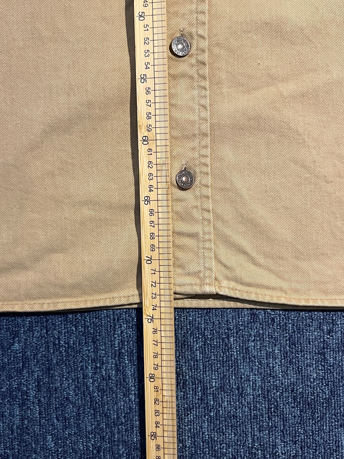 빈티지 80s Levis 웨스턴 트윌 셔츠 상품이미지10