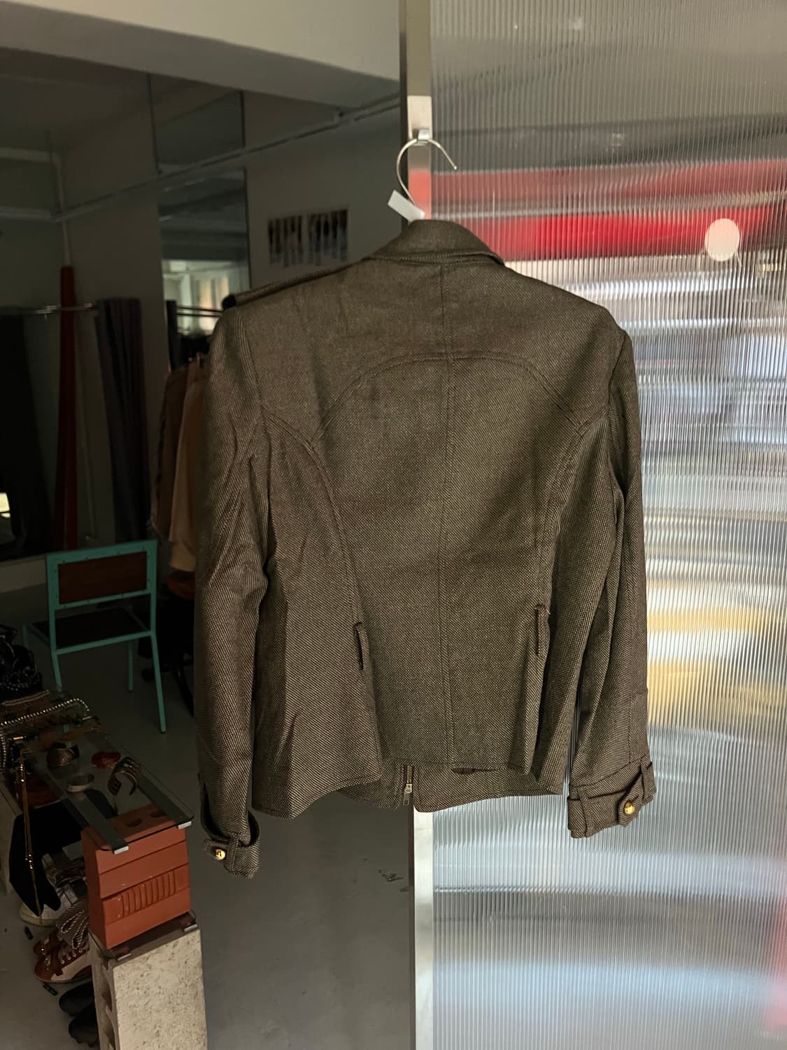 브로치 집업 블레이져 상품이미지4