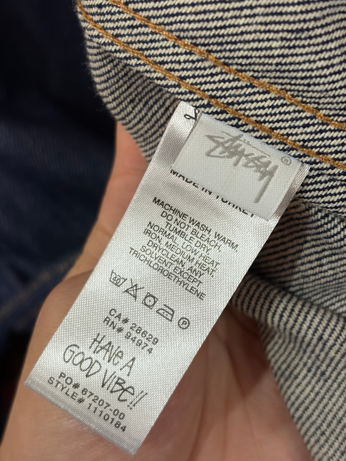 스투스 워크기어 데님 집업 자켓 L 상품이미지7