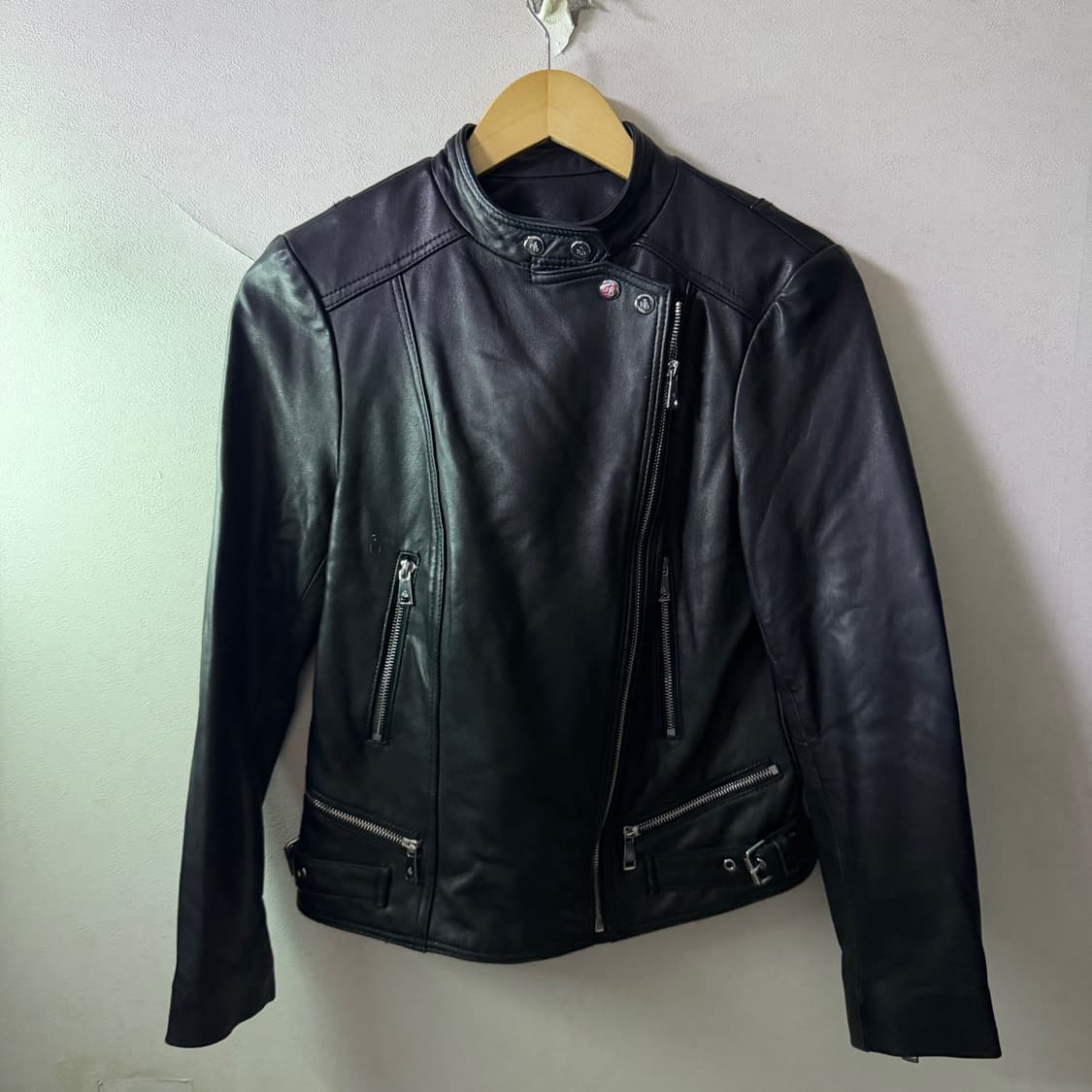 로렌 랄프로렌 그린라벨 양가죽 라이더 자켓 XS (44-55정도) 상품이미지3