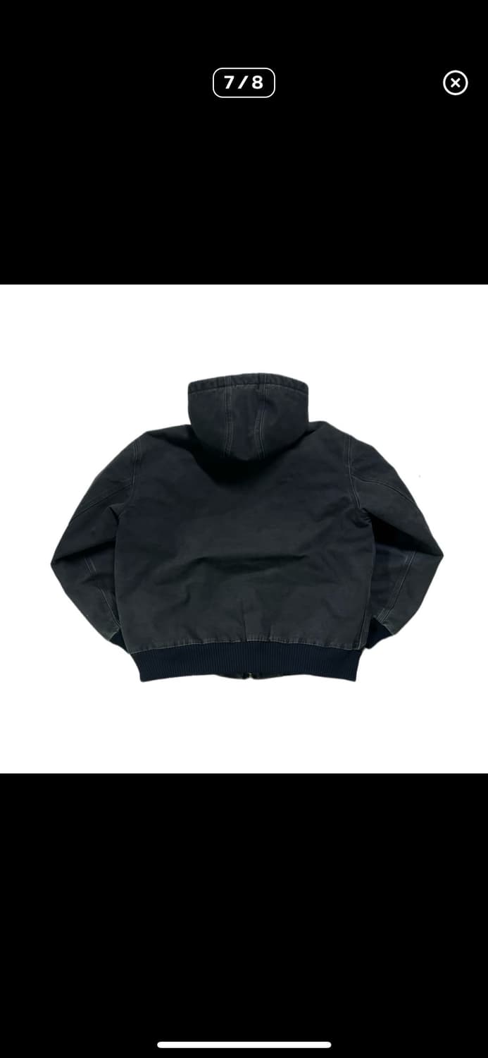 칼하트 덕 액티브 j130 샌드스톤 블랙 L 상품이미지5